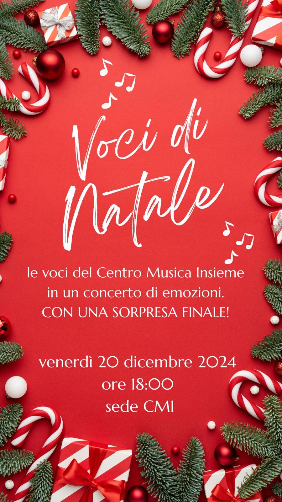 Voci di Natale – Venerdì 20 Dicembre ore 18.00